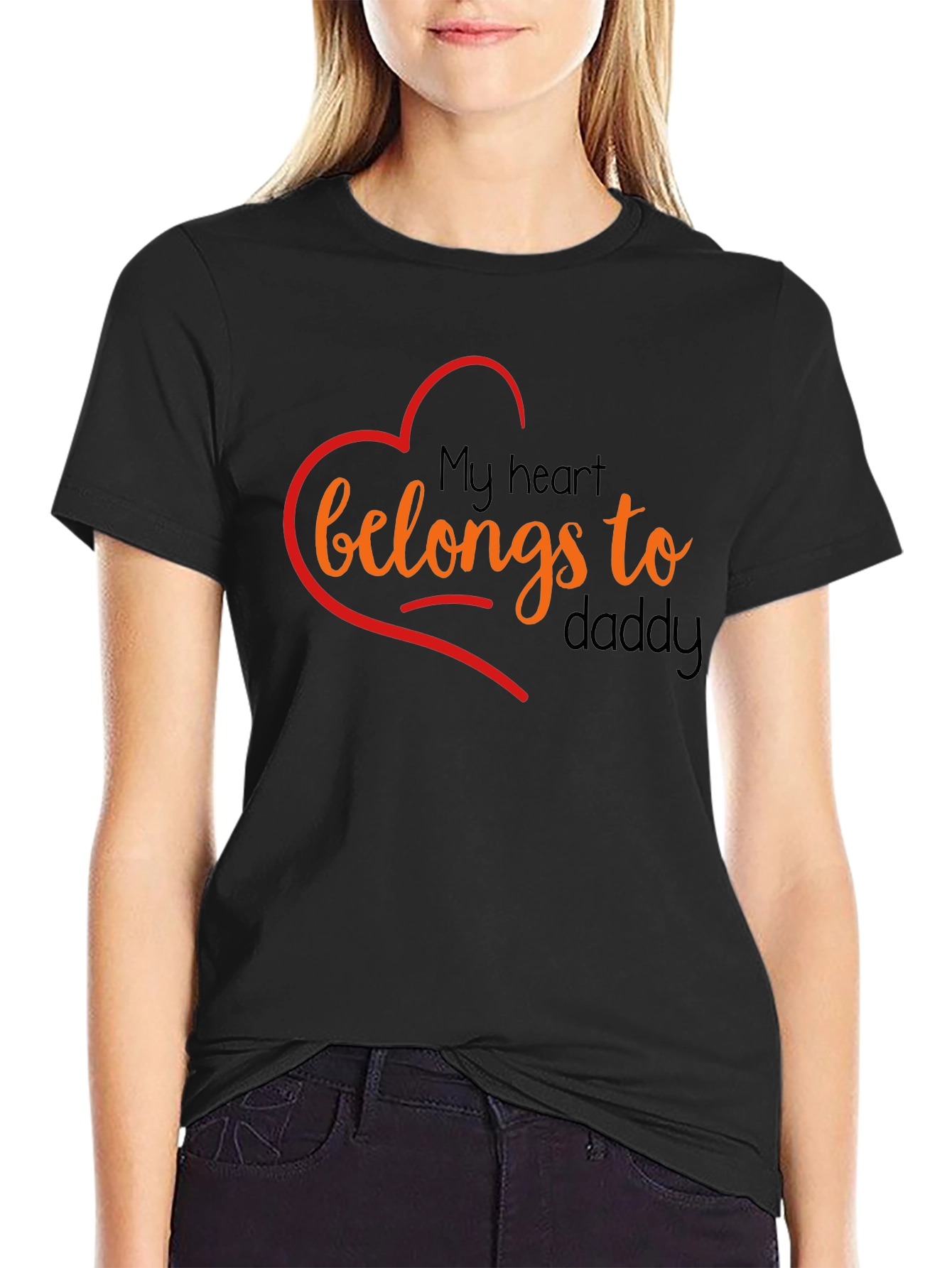 My Heart Belongs To Daddy Graphic T-Shirt