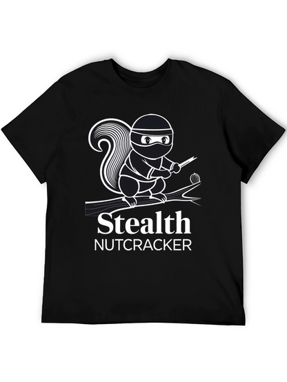 Stealth Nutcracker T-Shirt - Ninja Squirrel Design
