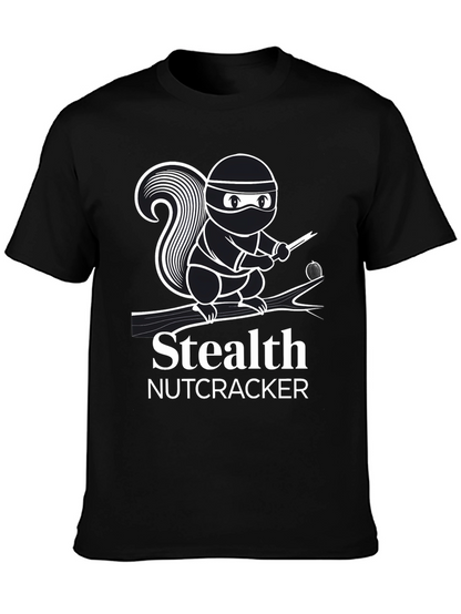 Stealth Nutcracker T-Shirt - Ninja Squirrel Design