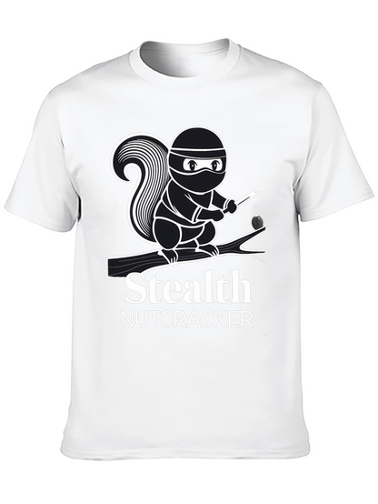 Stealth Nutcracker T-Shirt - Ninja Squirrel Design