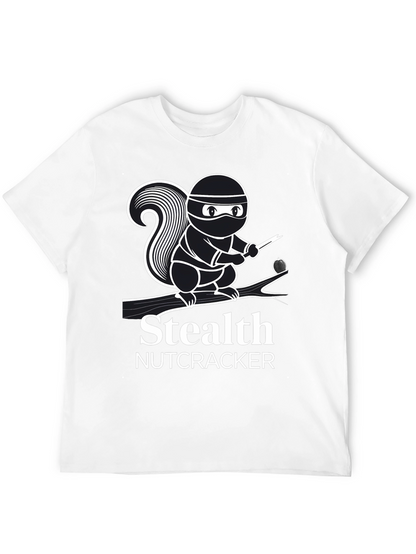 Stealth Nutcracker T-Shirt - Ninja Squirrel Design