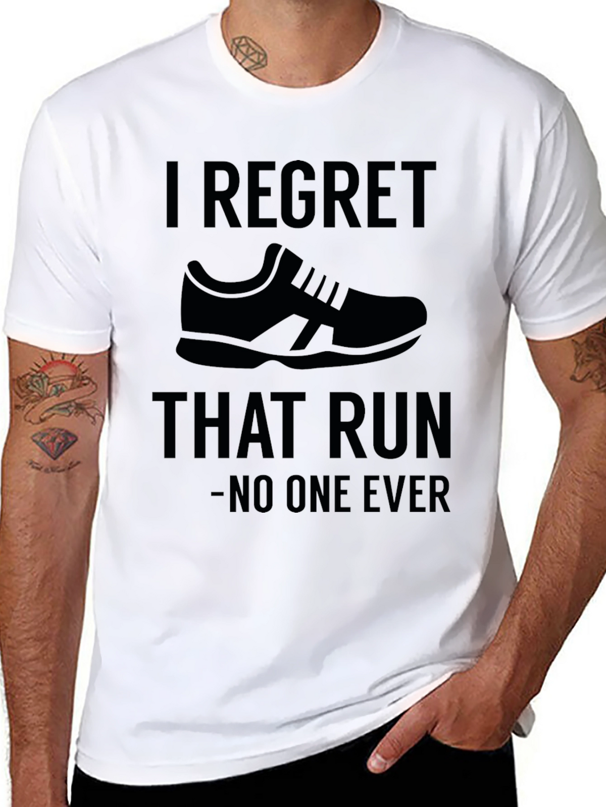 I Regret That Run - Funny Running T-Shirt
