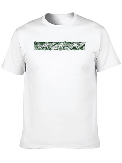Black T-Shirt with Snail Design