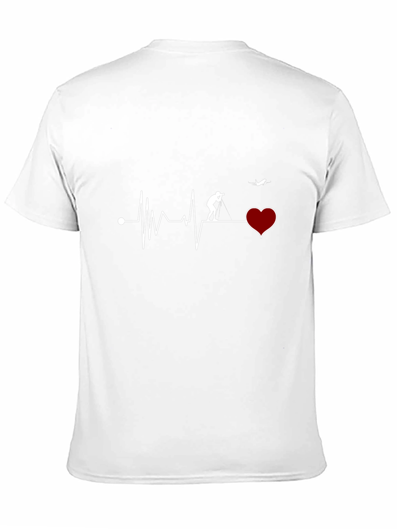 Heartbeat Photographer T-Shirt - Black
