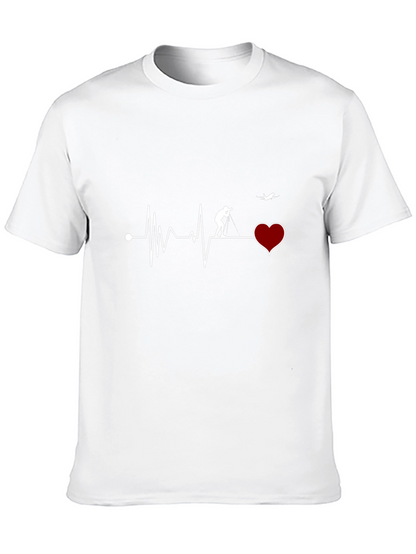 Heartbeat Photographer T-Shirt - Black