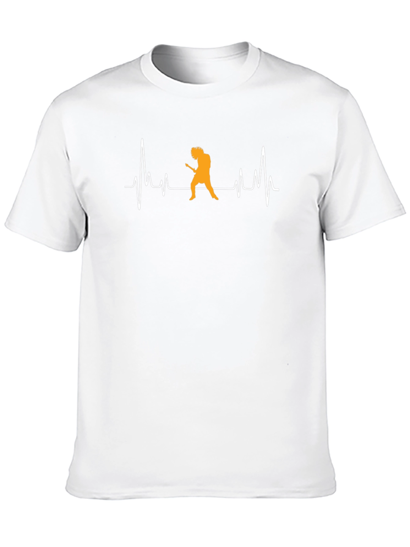 Guitar Heartbeat T-Shirt - Rock Music Tee
