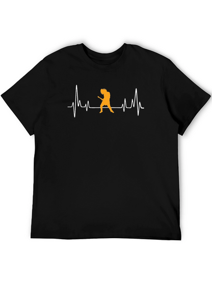 Guitar Heartbeat T-Shirt - Rock Music Tee