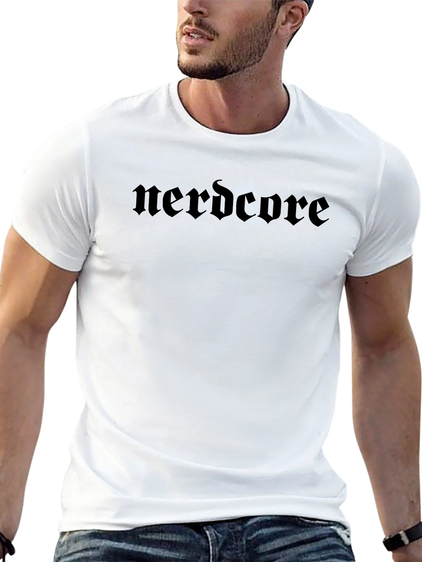 Nerdcore T-Shirt - Bold Gothic Style