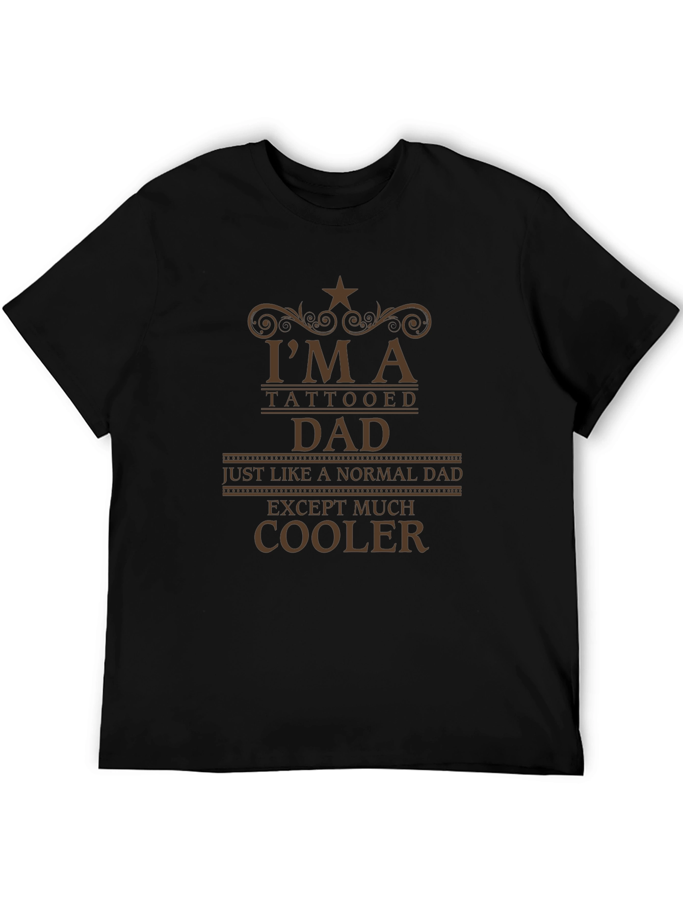 Tattooed Dad Graphic Tee - Cool Fathers Day Shirt