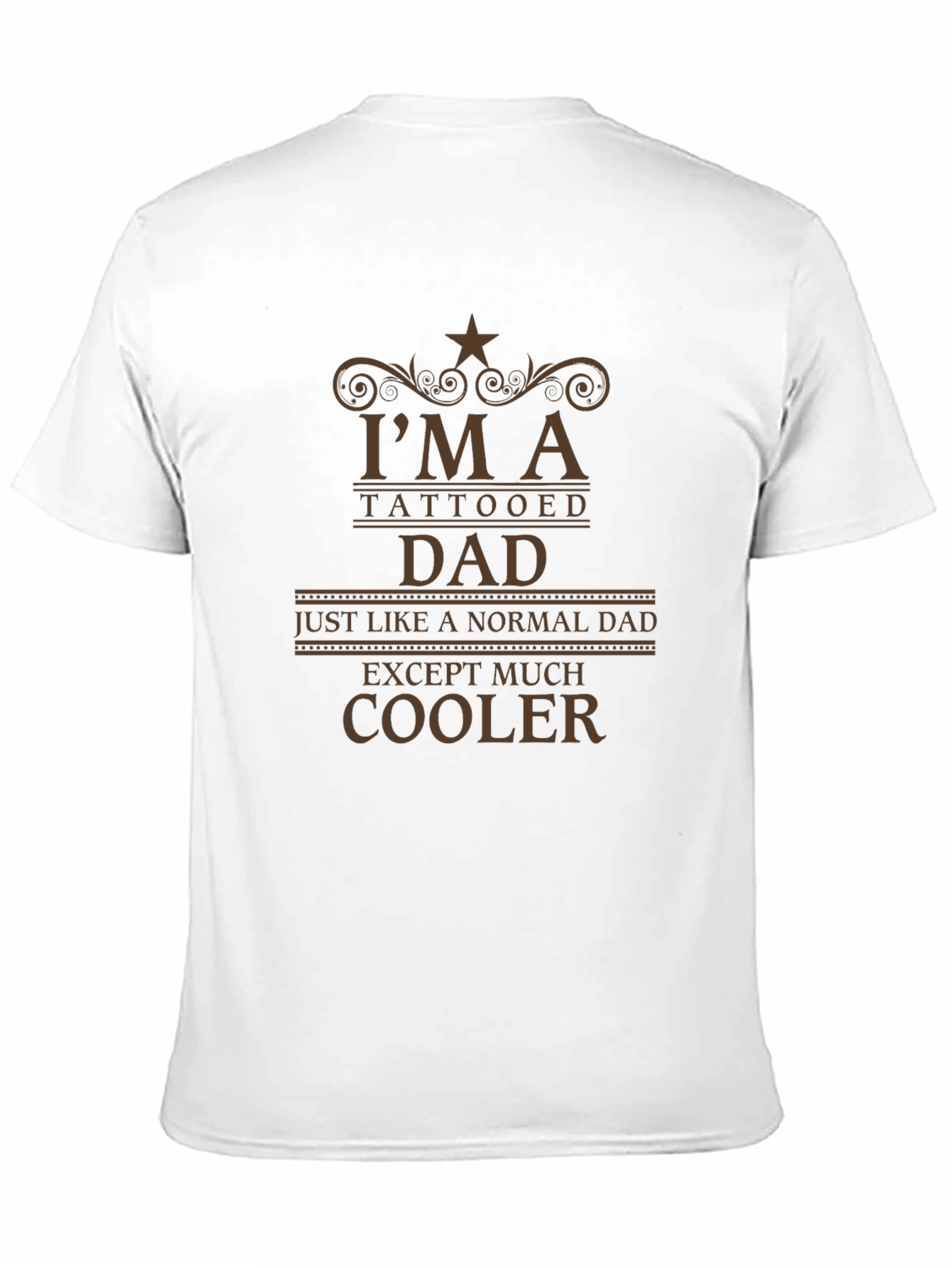 Tattooed Dad Graphic Tee - Cool Fathers Day Shirt