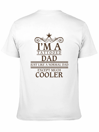 Tattooed Dad Graphic Tee - Cool Fathers Day Shirt