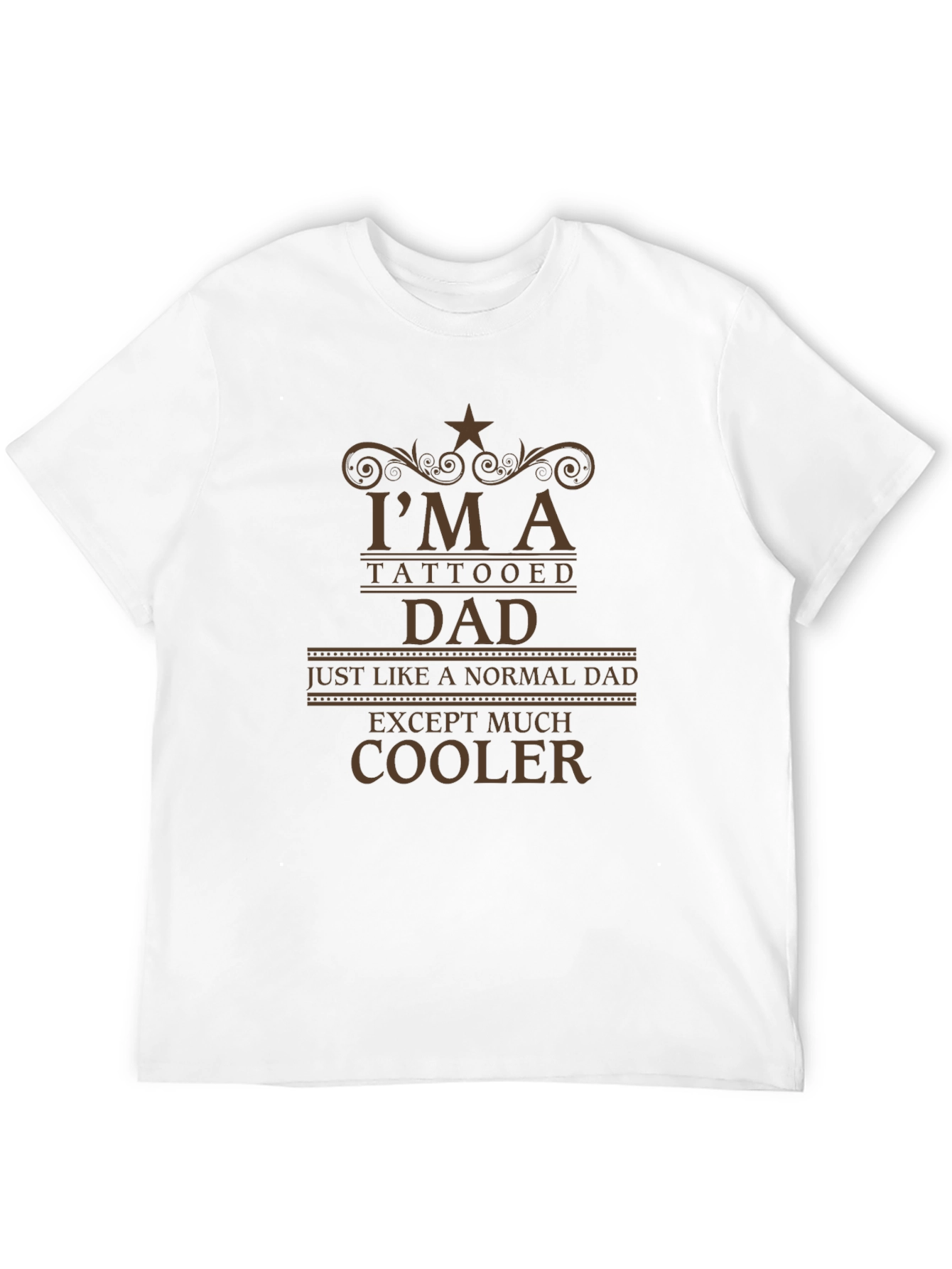 Tattooed Dad Graphic Tee - Cool Fathers Day Shirt