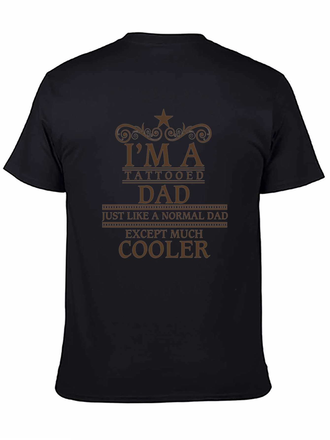 Tattooed Dad Graphic Tee - Cool Fathers Day Shirt