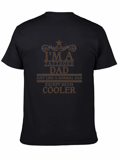 Tattooed Dad Graphic Tee - Cool Fathers Day Shirt