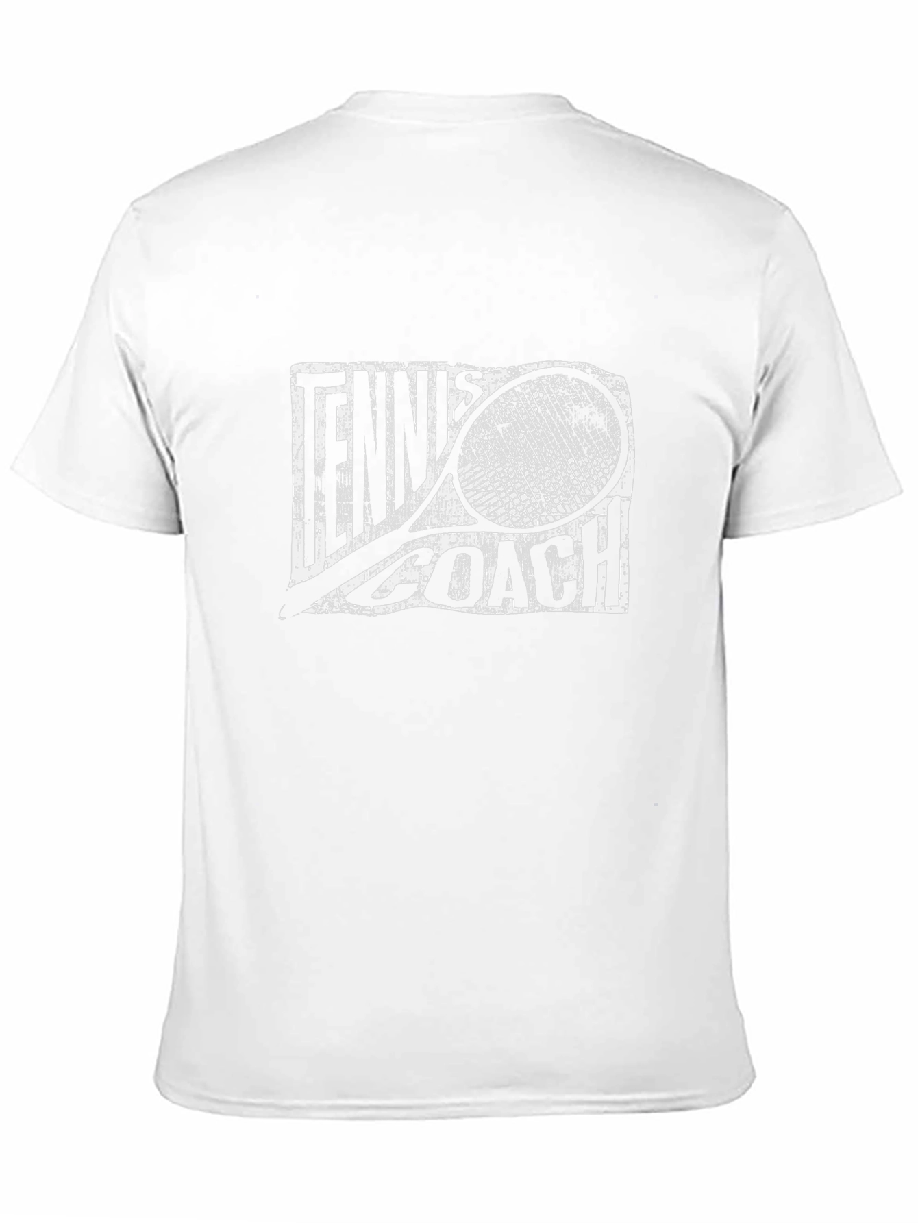 Tennis Coach T-Shirt - Black Graphic Tee