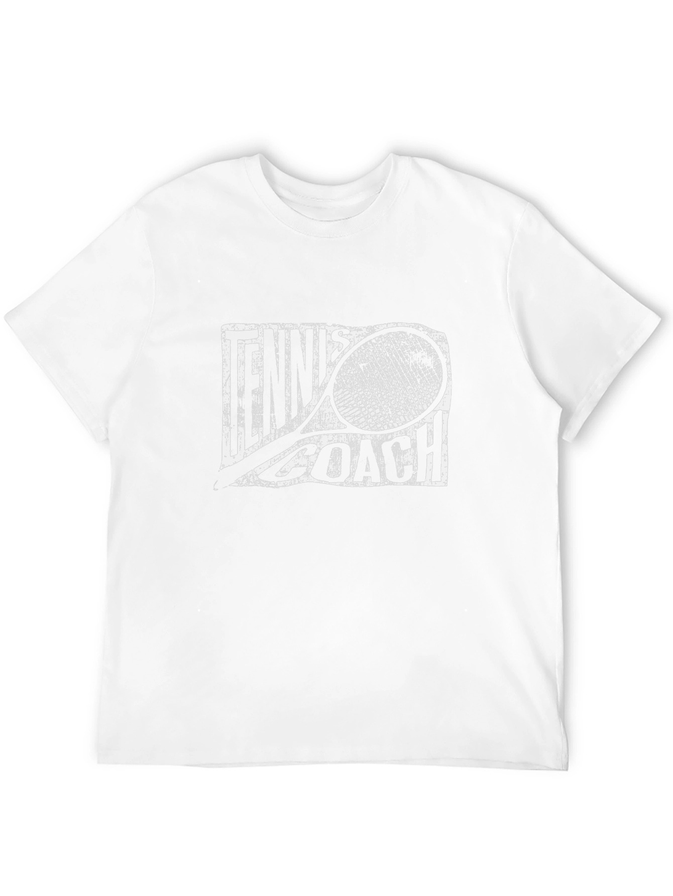 Tennis Coach T-Shirt - Black Graphic Tee