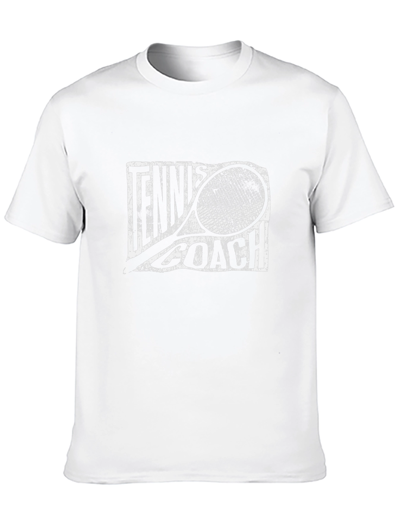 Tennis Coach T-Shirt - Black Graphic Tee