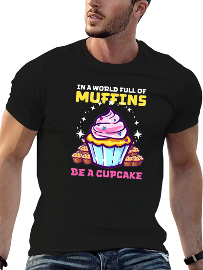 Muffin vs. Cupcake Graphic Tee