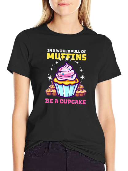 Muffin vs. Cupcake Graphic Tee