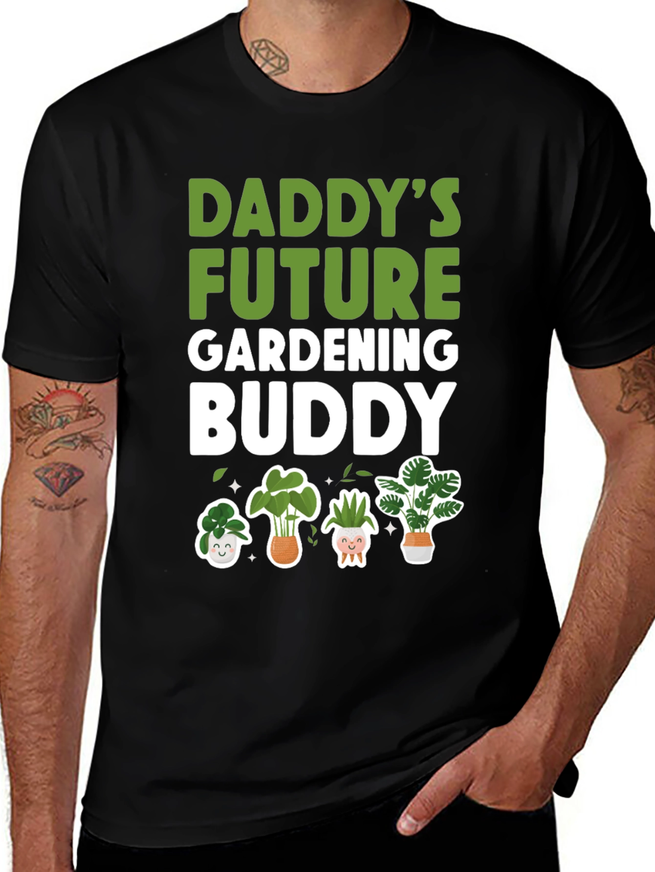 Daddys Future Gardening Buddy Graphic Tee