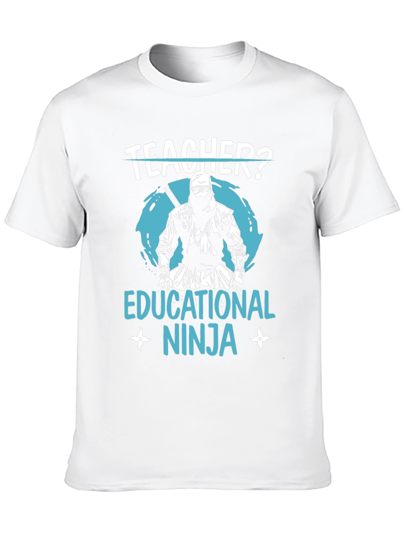 Teacher Educational Ninja Black T-Shirt