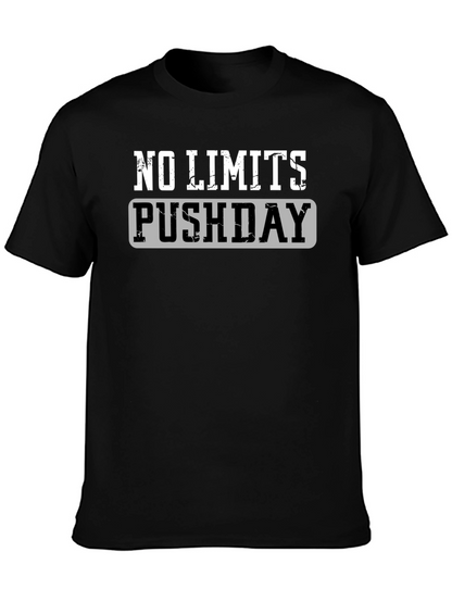 No Limits Pushday Black T-Shirt