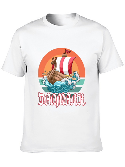 Denmark Viking Ship T-Shirt