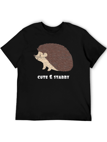 Cute & Stabby Hedgehog Graphic Tee
