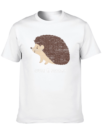Cute & Stabby Hedgehog Graphic Tee