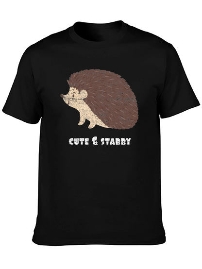 Cute & Stabby Hedgehog Graphic Tee