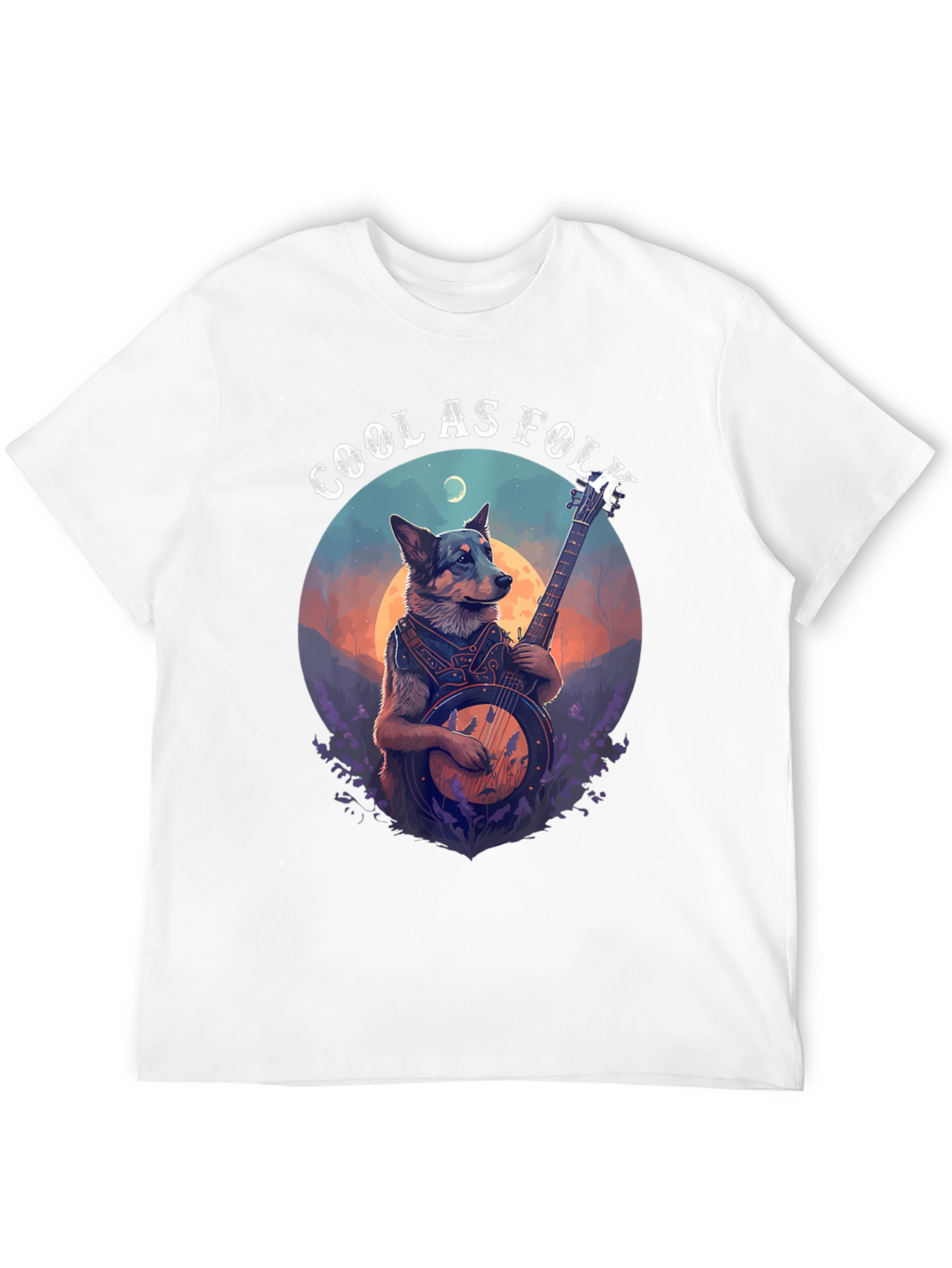Cool as Folk Dog T-Shirt - Black