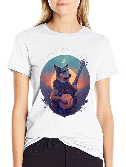Cool as Folk Dog T-Shirt - Black