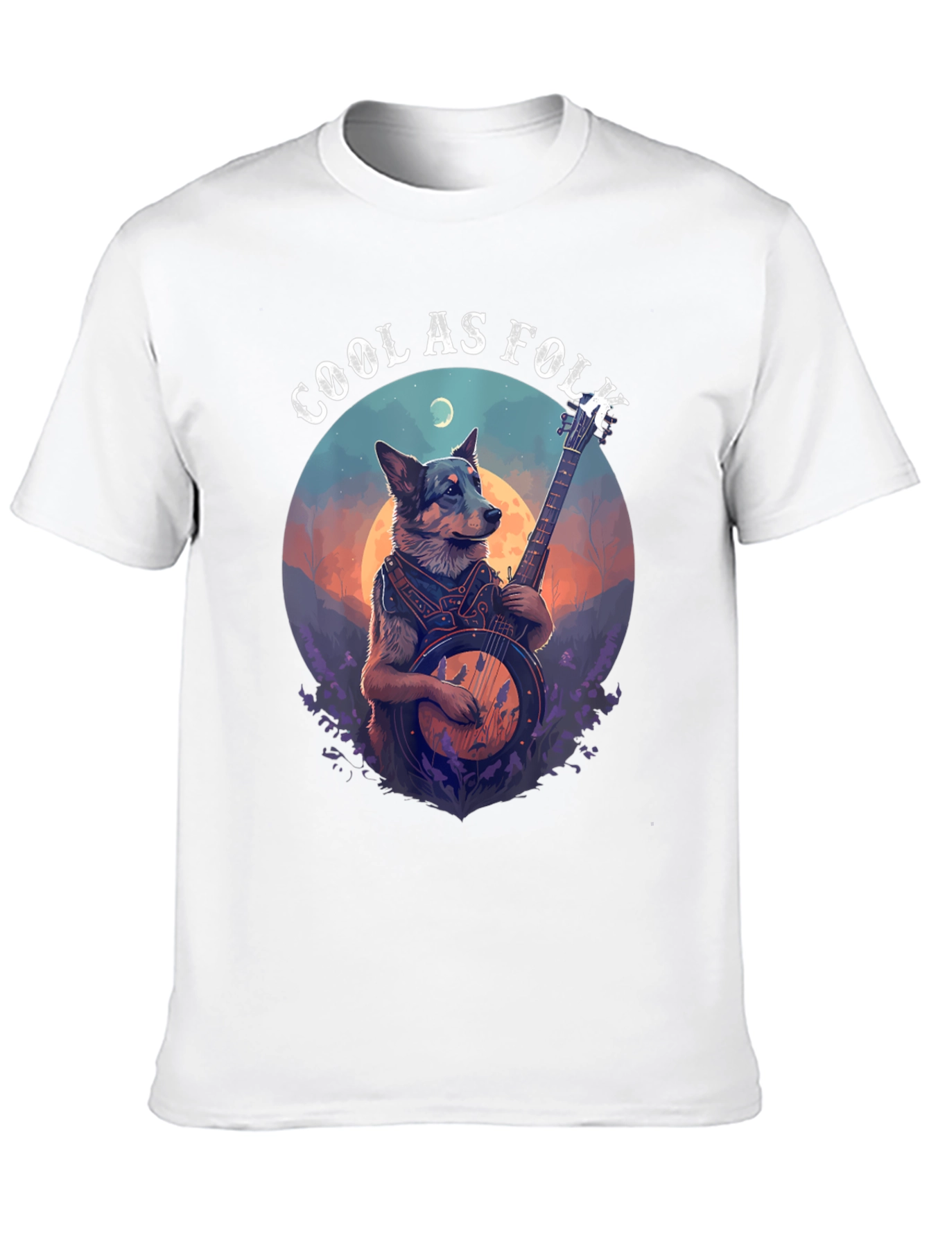 Cool as Folk Dog T-Shirt - Black