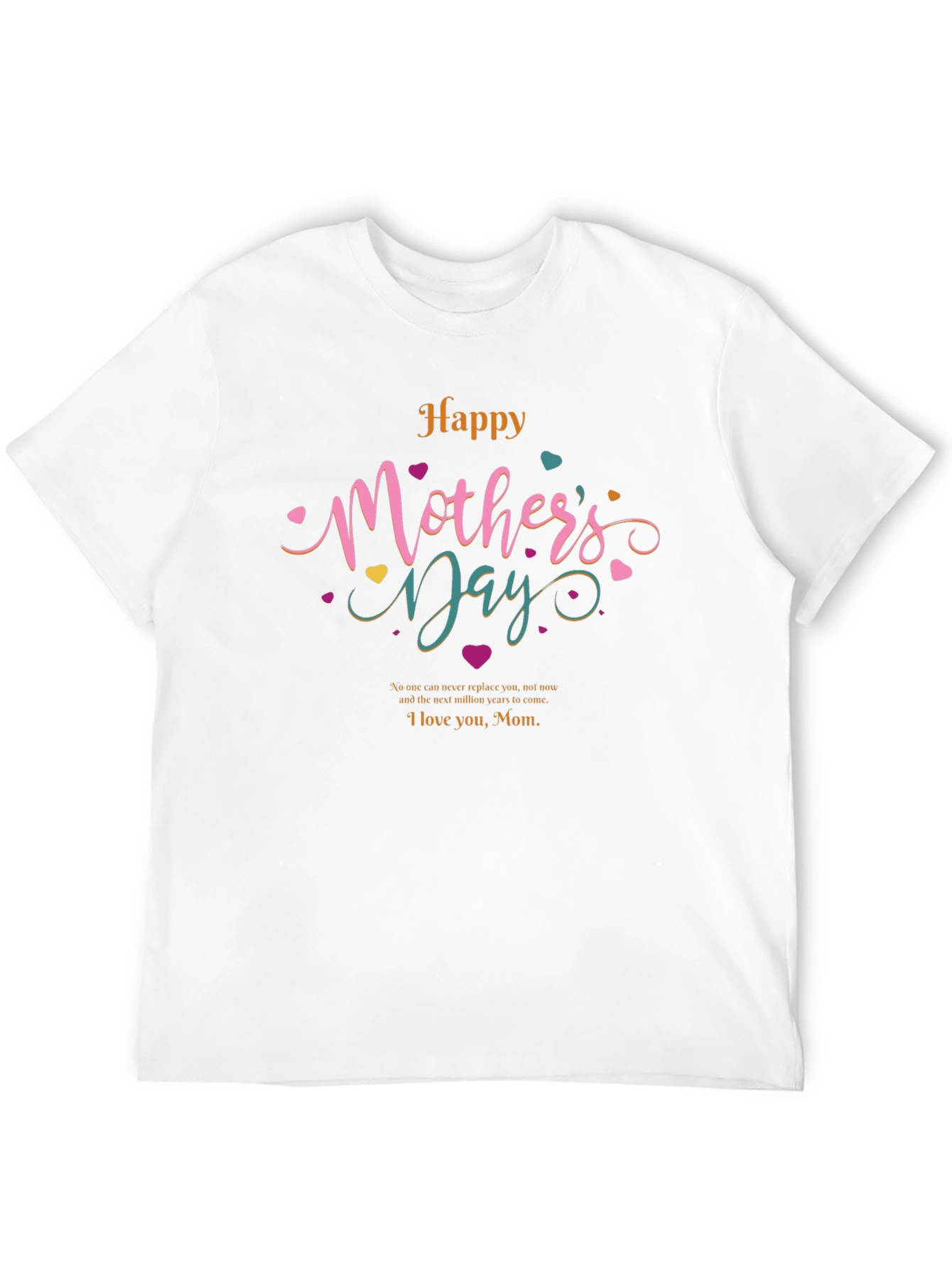 Happy Mothers Day T-Shirt - Black
