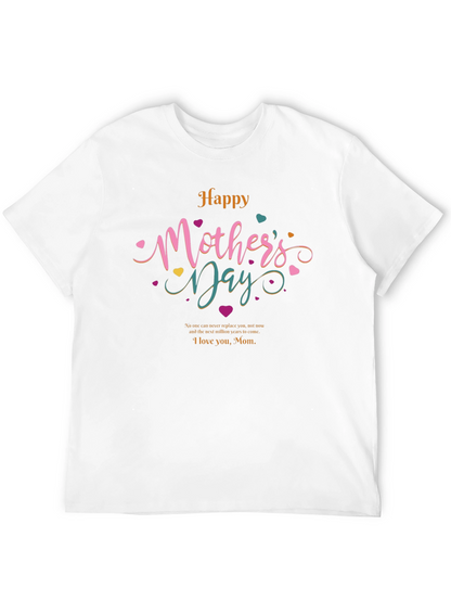 Happy Mothers Day T-Shirt - Black