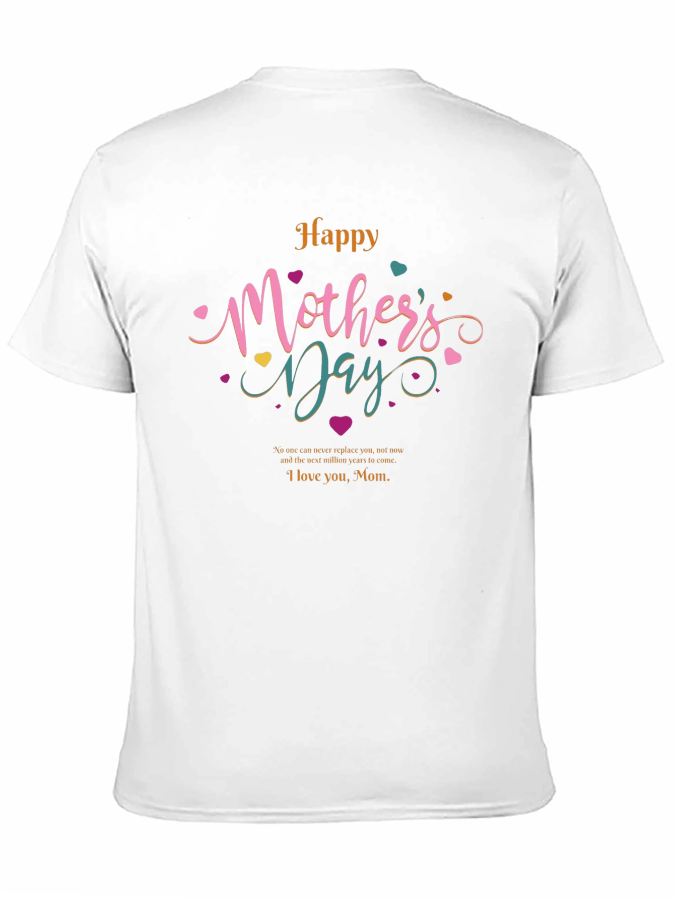 Happy Mothers Day T-Shirt - Black