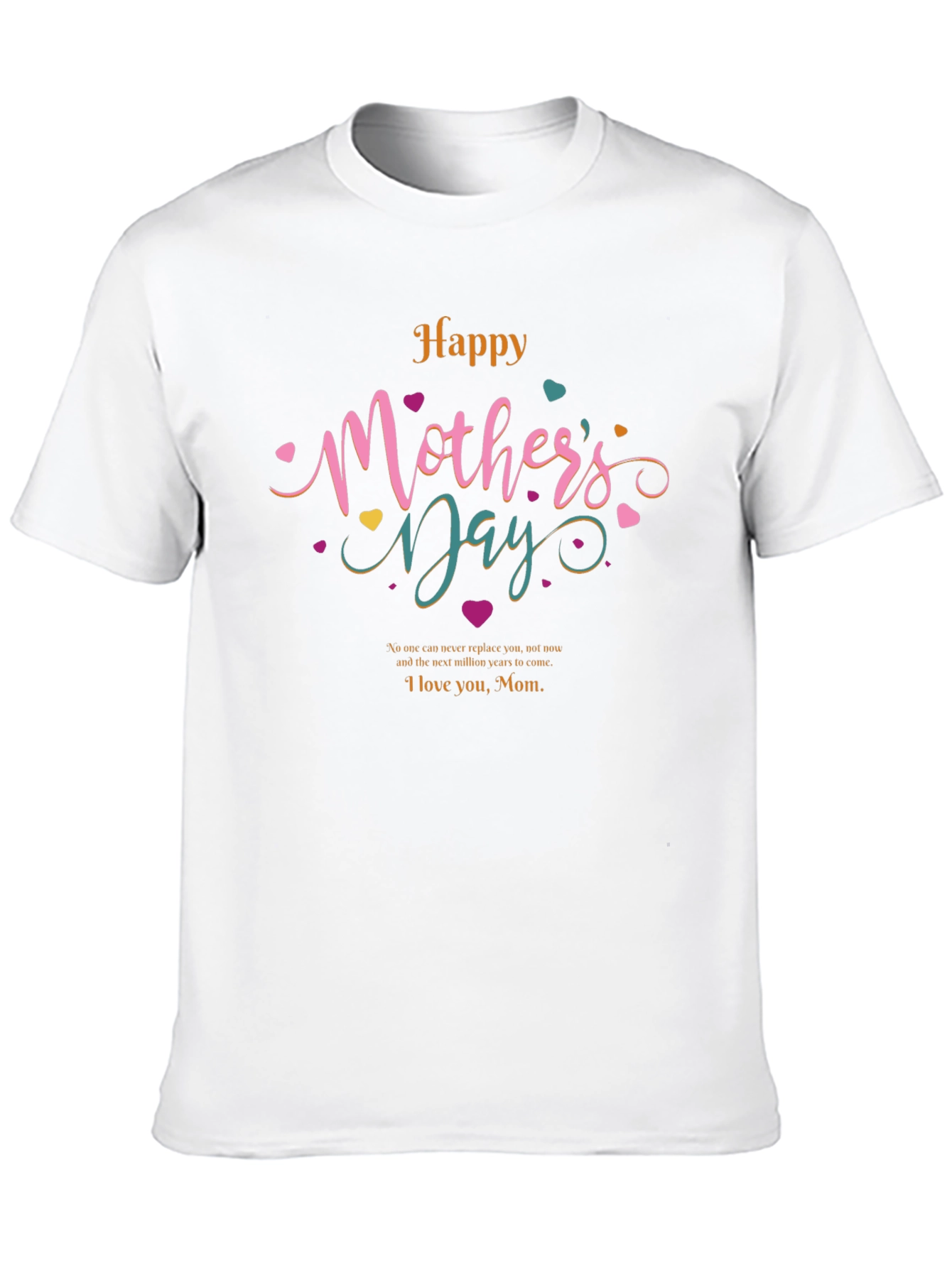 Happy Mothers Day T-Shirt - Black
