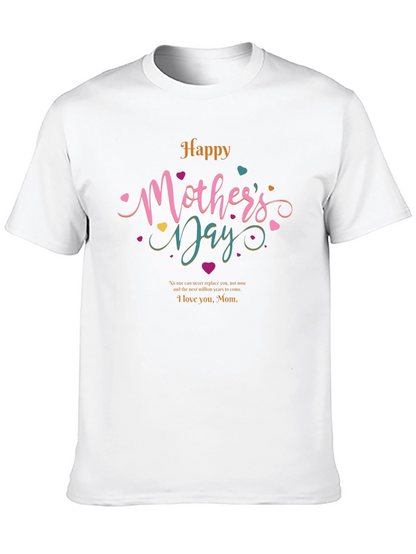 Happy Mothers Day T-Shirt - Black