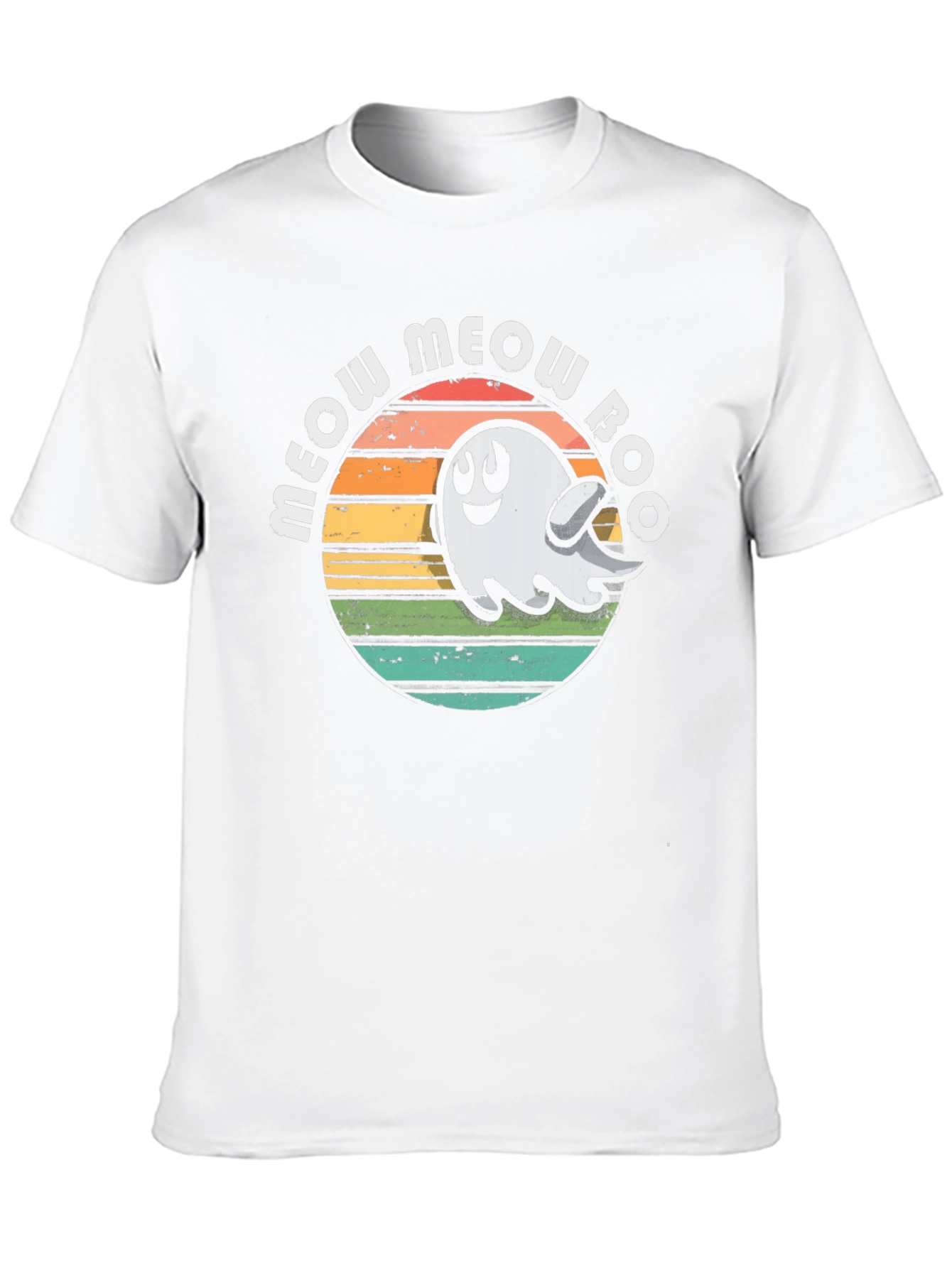 Meow Meow Boo Ghost Tee