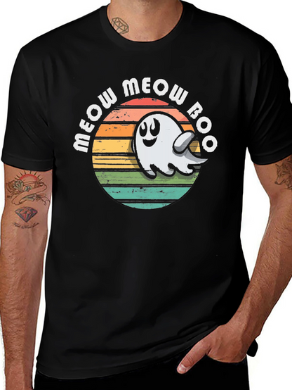 Meow Meow Boo Ghost Tee