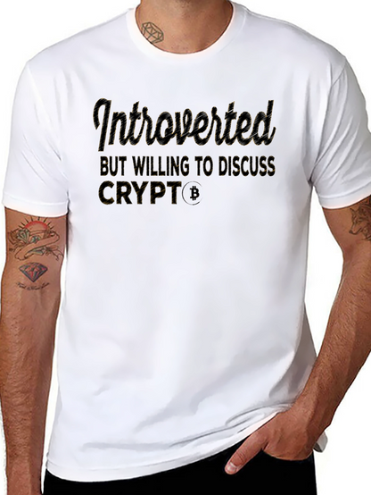 Introverted Crypto Enthusiast T-Shirt
