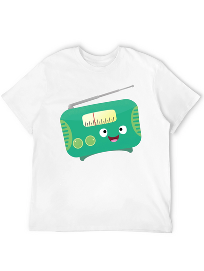 Funny Cartoon Radio Graphic Tee