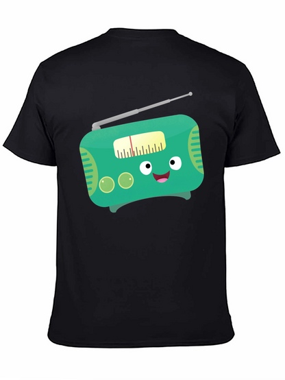 Funny Cartoon Radio Graphic Tee