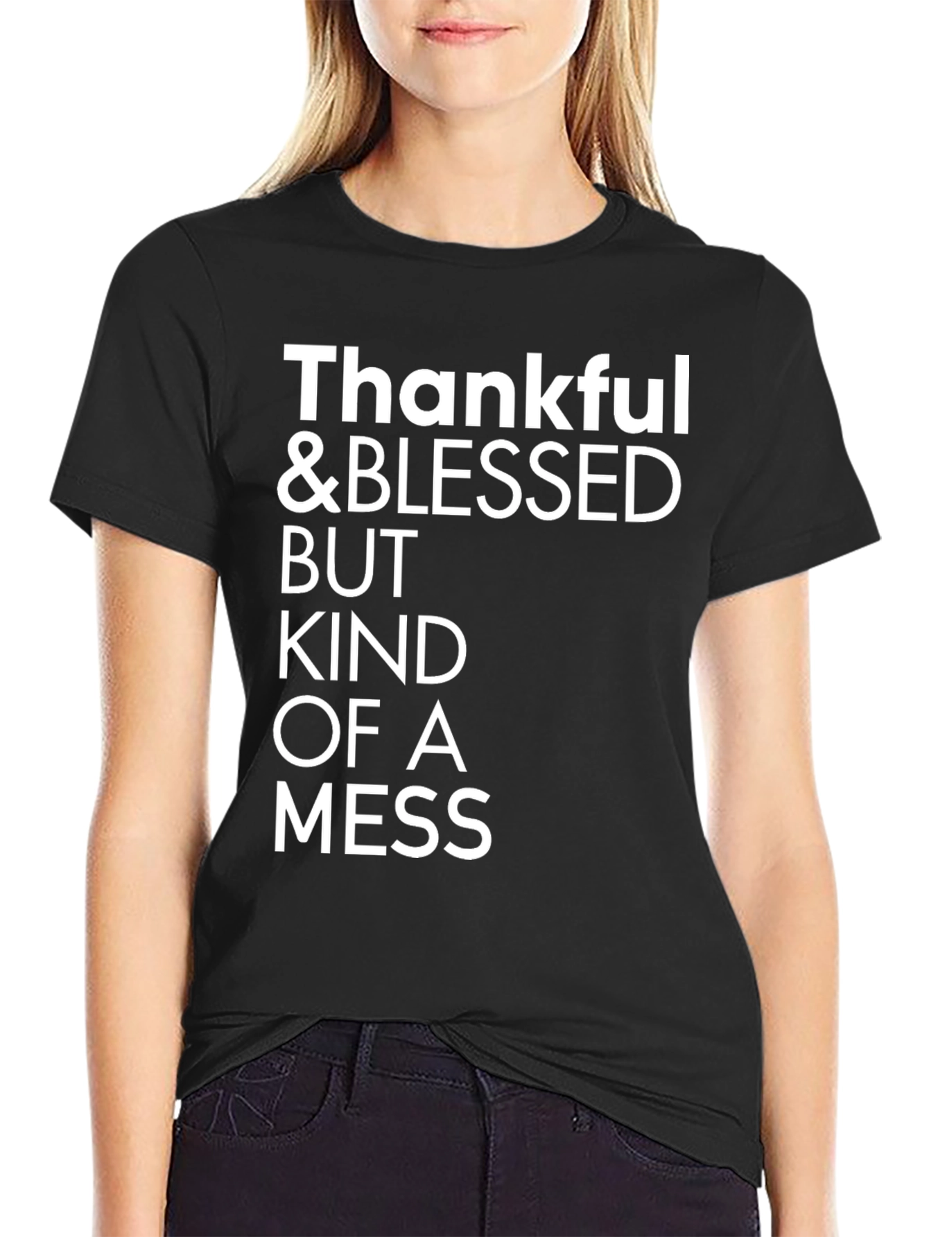 Thankful & Blessed Graphic Tee