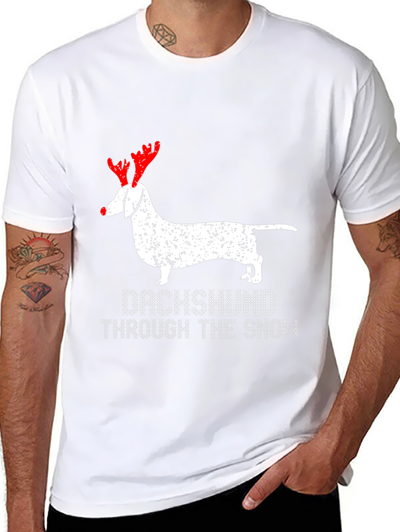 Dachshund Through The Snow T-Shirt