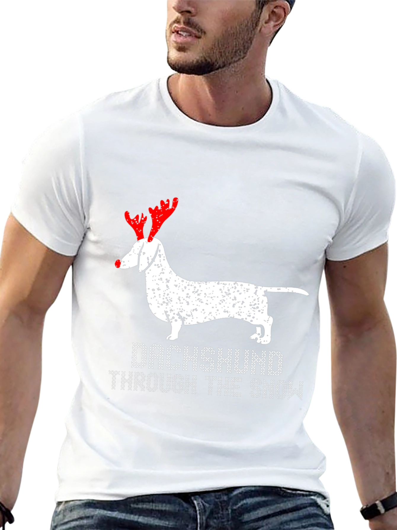 Dachshund Through The Snow T-Shirt