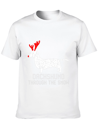 Dachshund Through The Snow T-Shirt