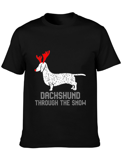 Dachshund Through The Snow T-Shirt