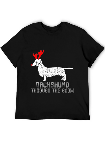 Dachshund Through The Snow T-Shirt