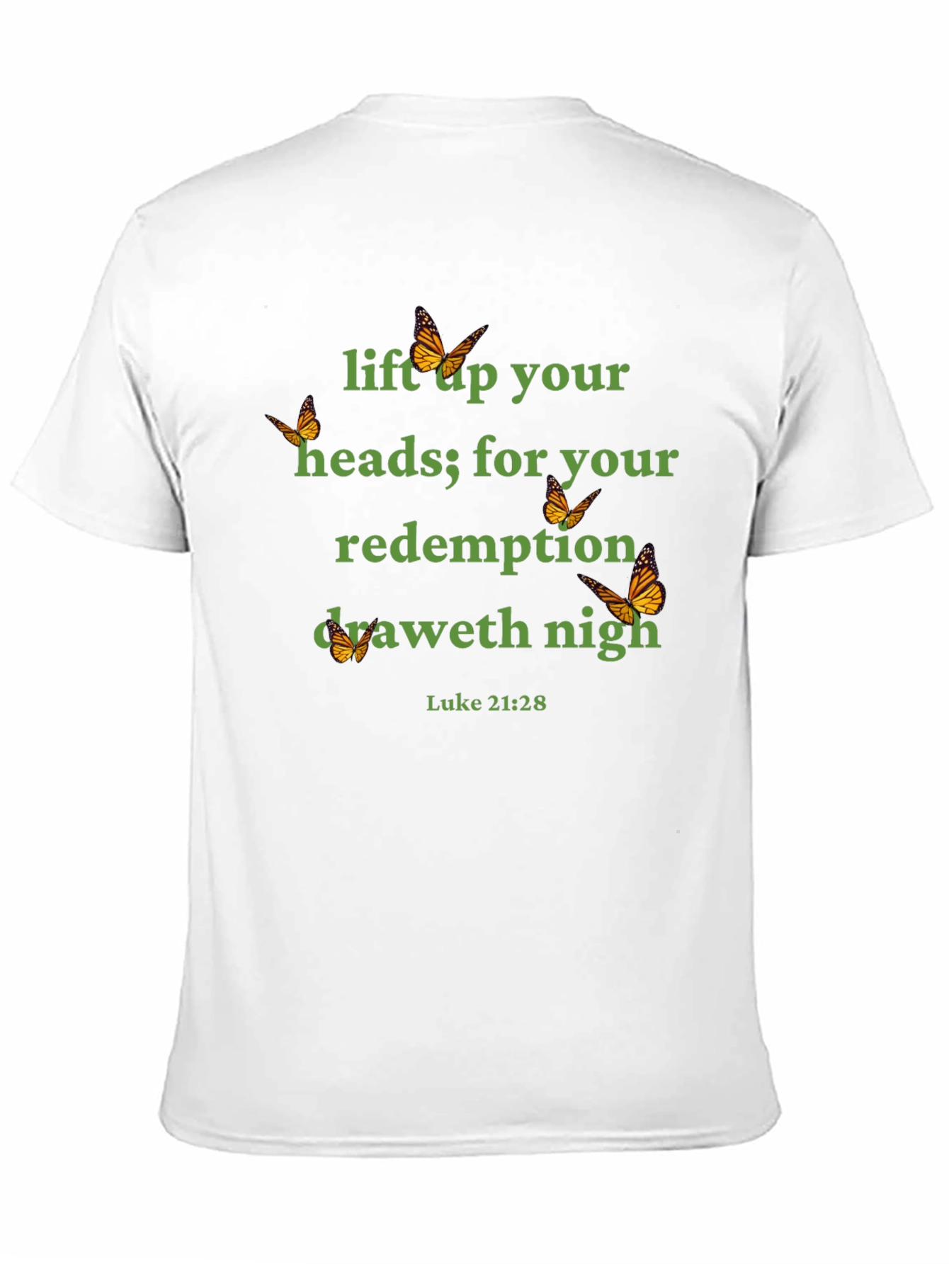 Luke 21:28 Graphic Tee - Redemption is Near